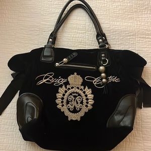 Juicy Couture velvet handbag